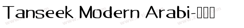Tanseek Modern Arabi字体转换